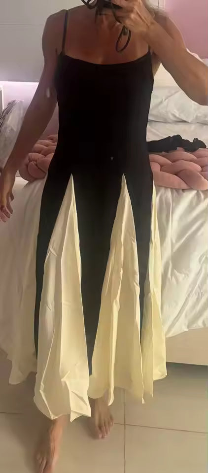 Two-Tone Evening Gown - L