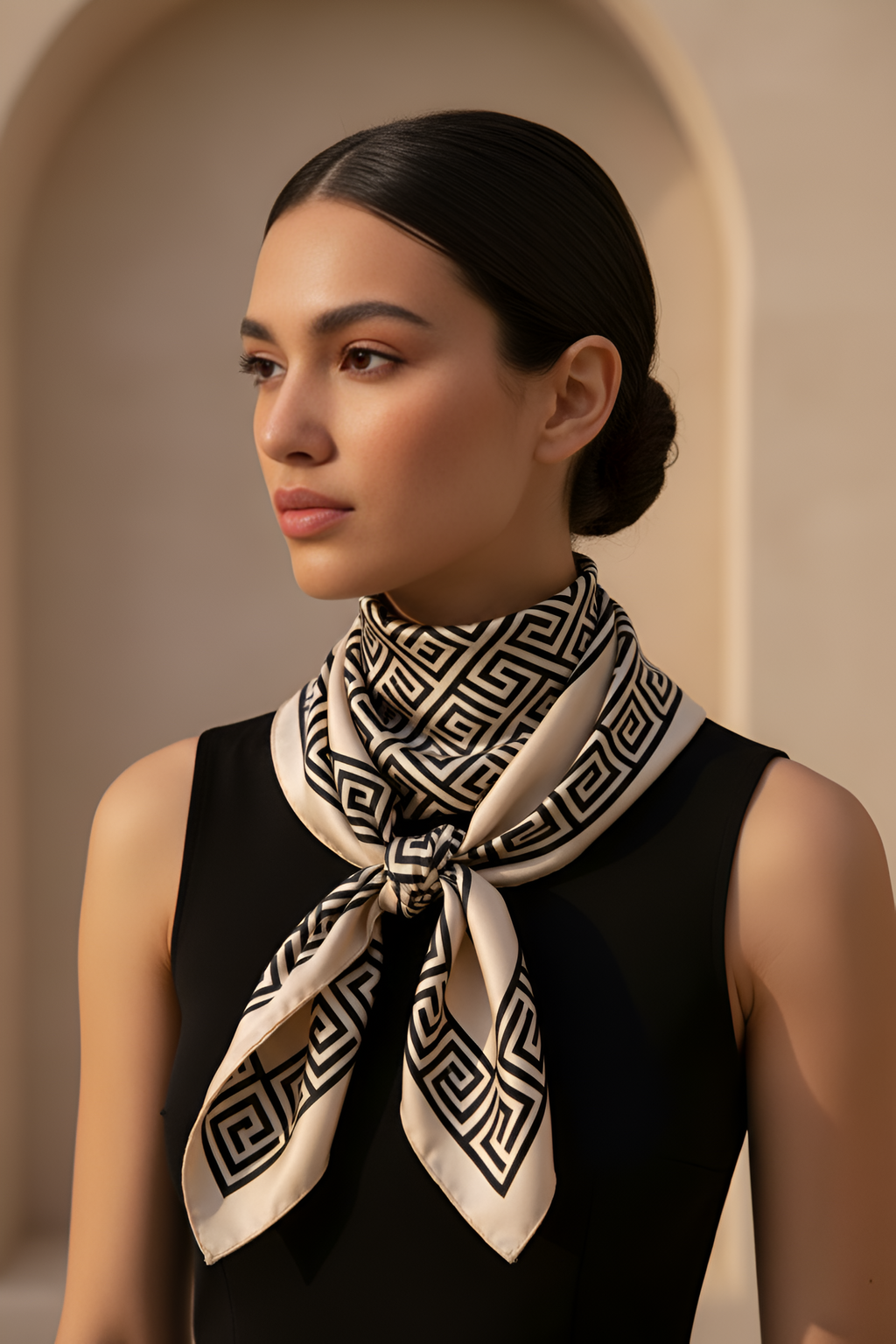 Grecian Silk Scarf