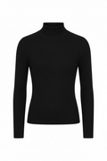 Black Turtleneck Flat-lay