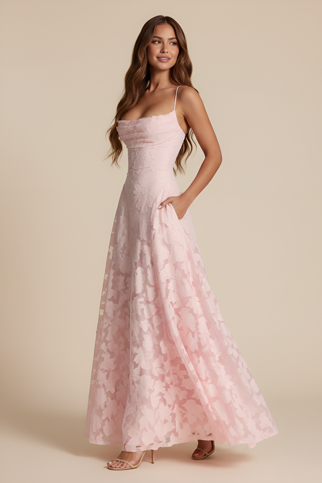 Eva Floral Midi Gown