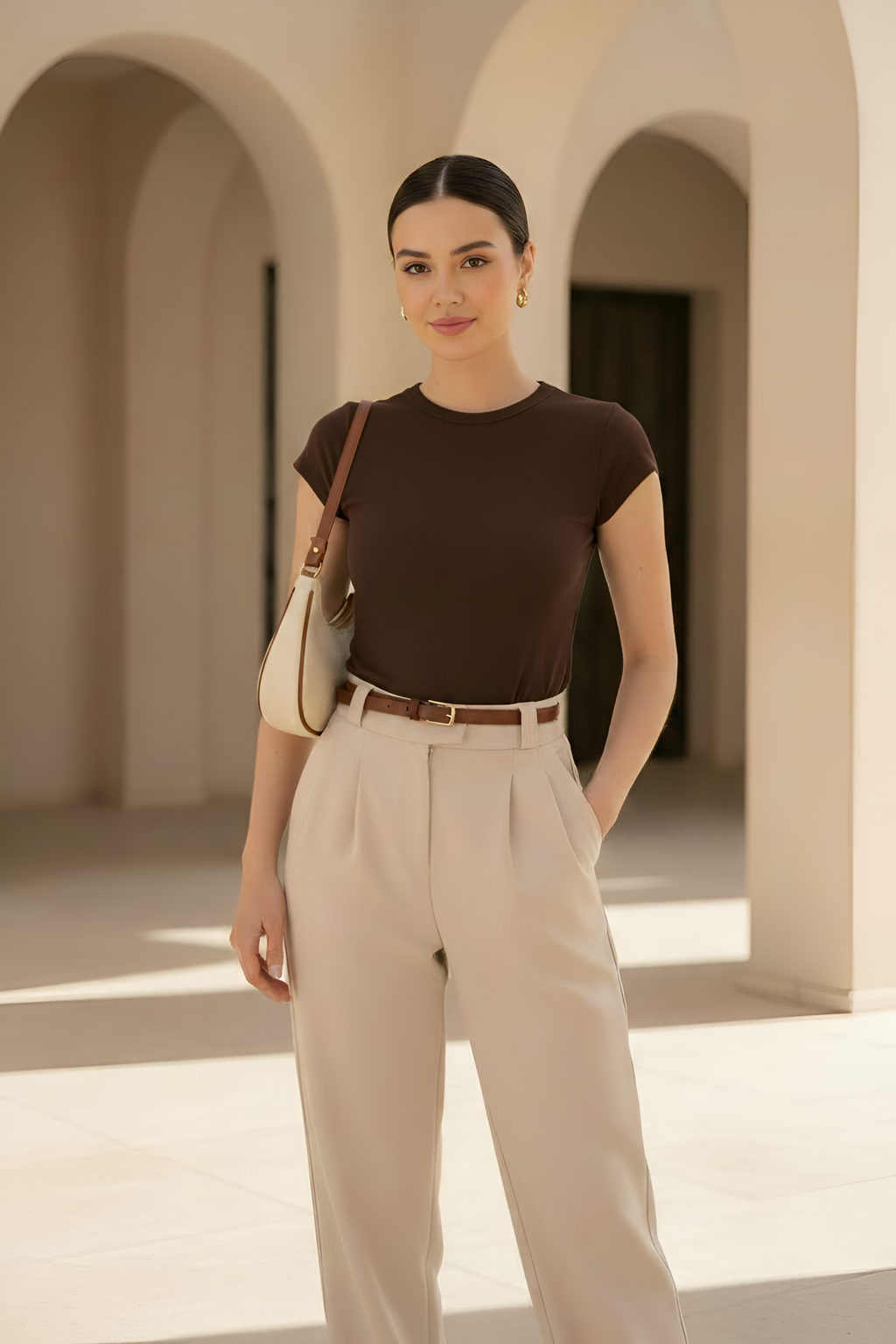 Classic Slim-Fit Women Tee