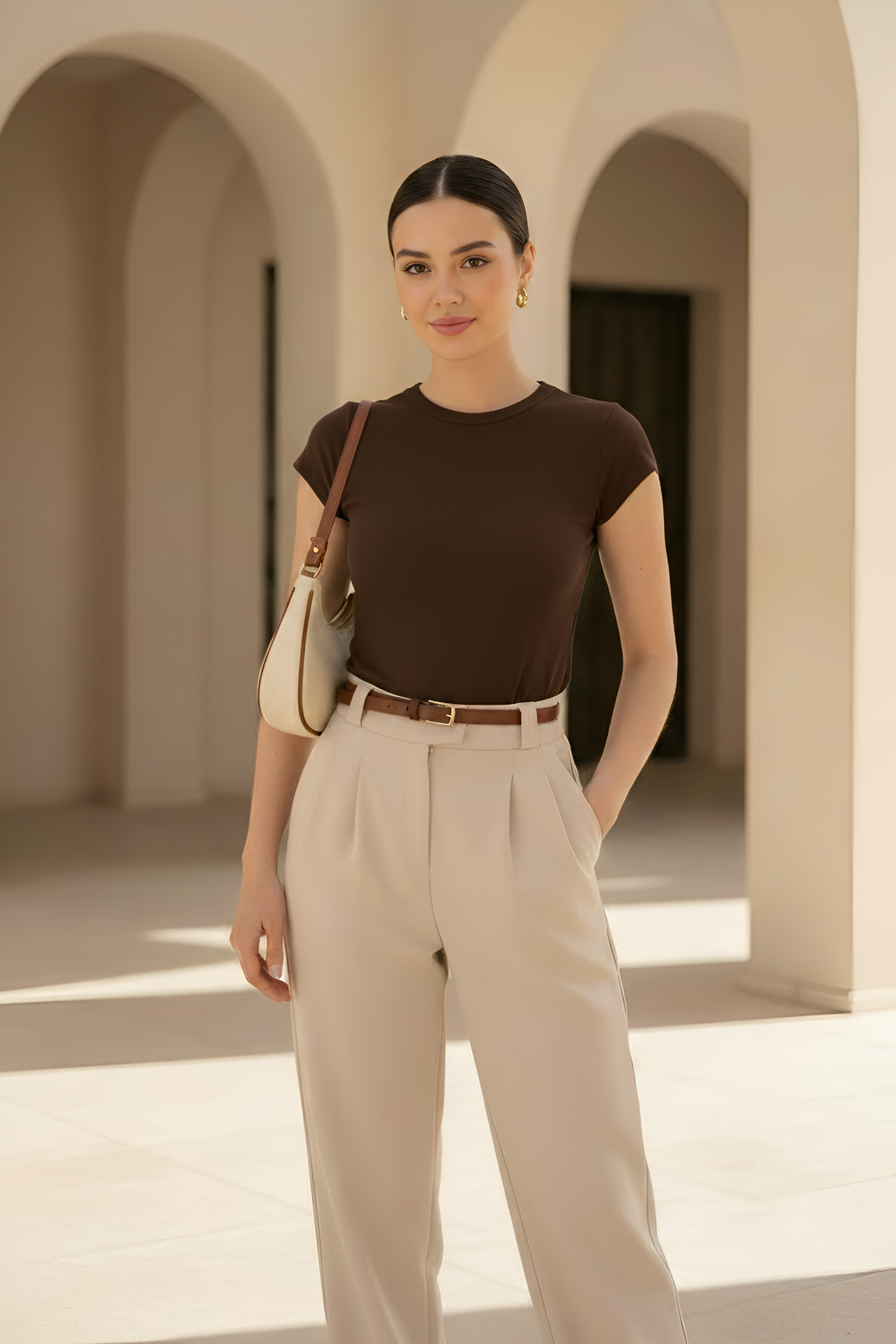 Classic Slim-Fit Women Tee