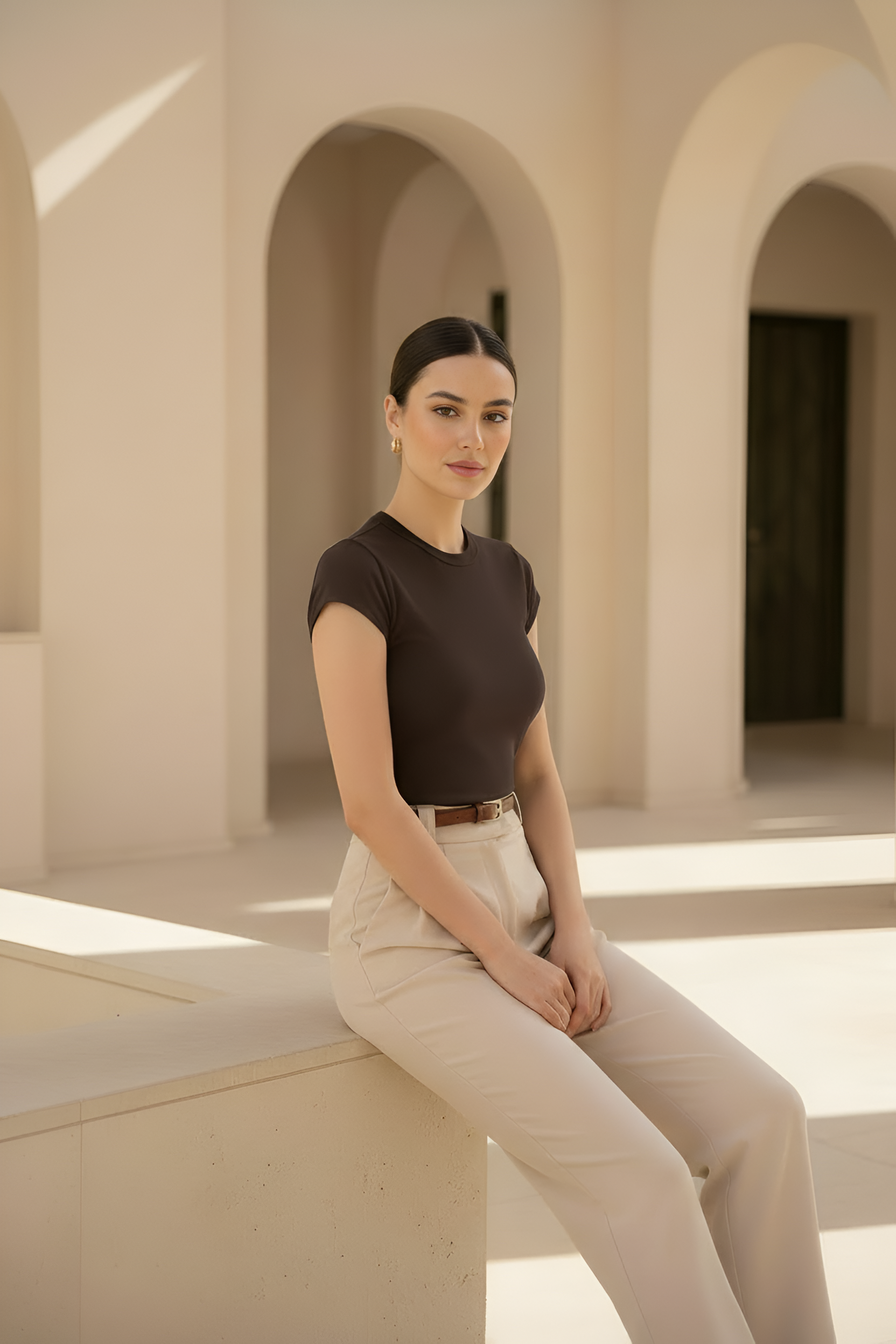Classic Slim-Fit Women Tee