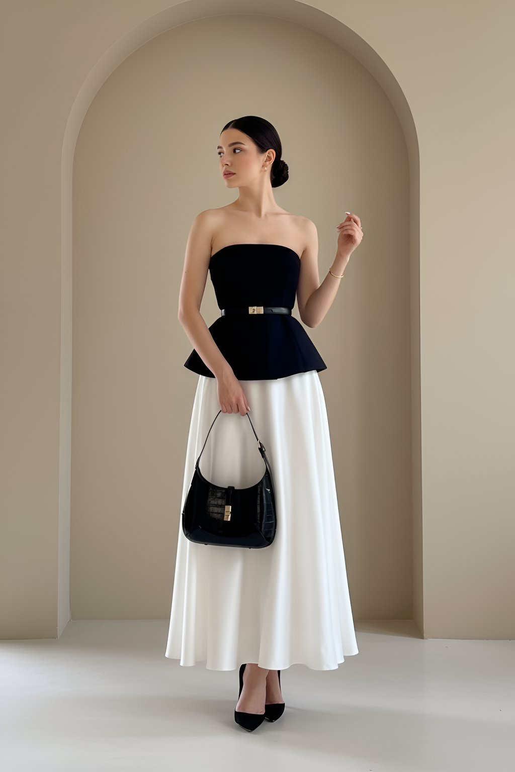 Sculpted Bandeau Top