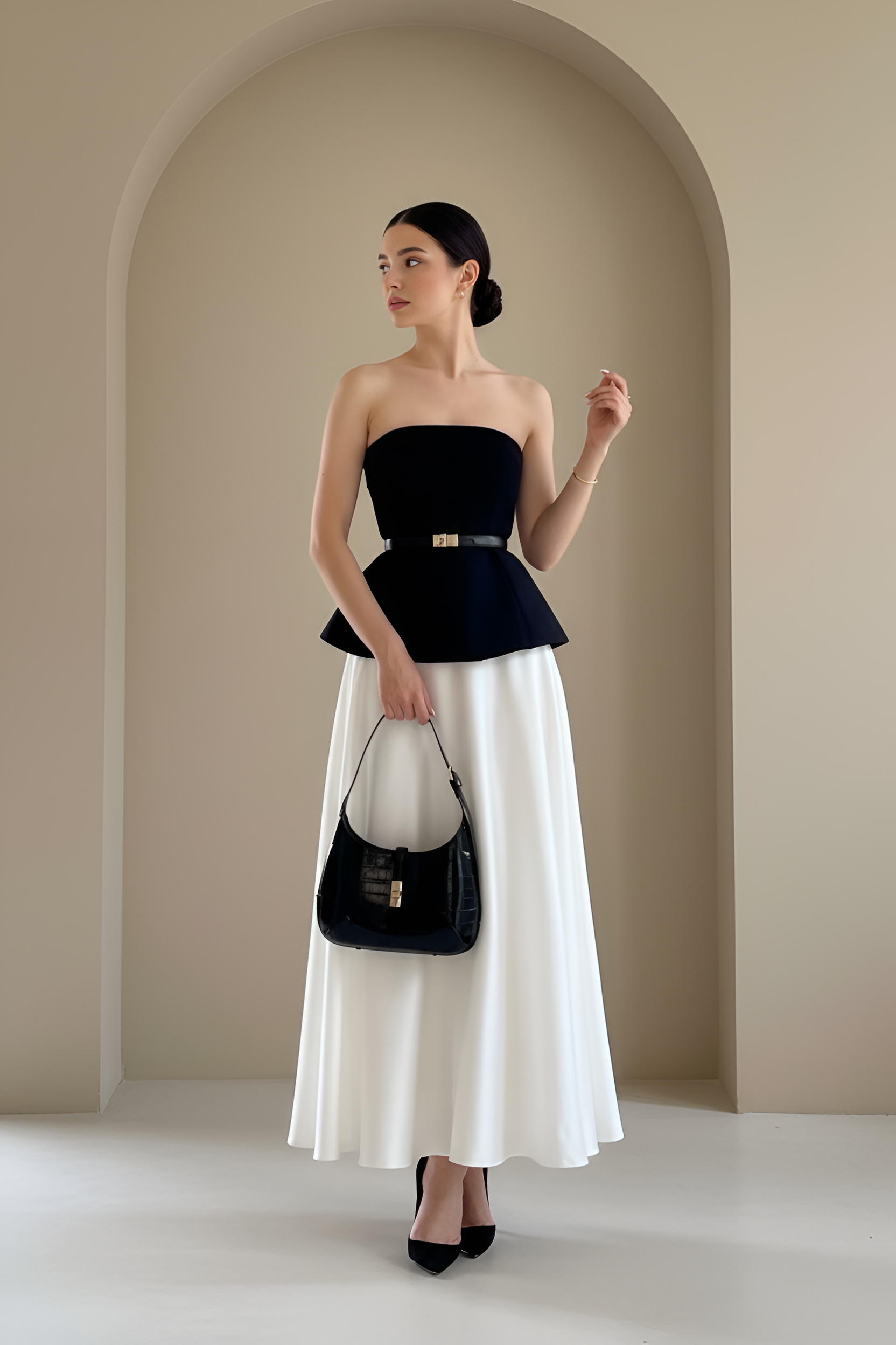 Sculpted Bandeau Top