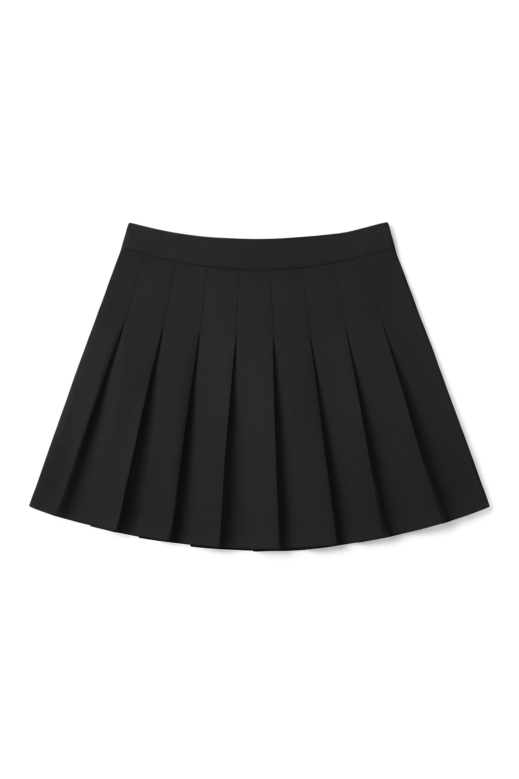 Vintage Black Pleated Skirt