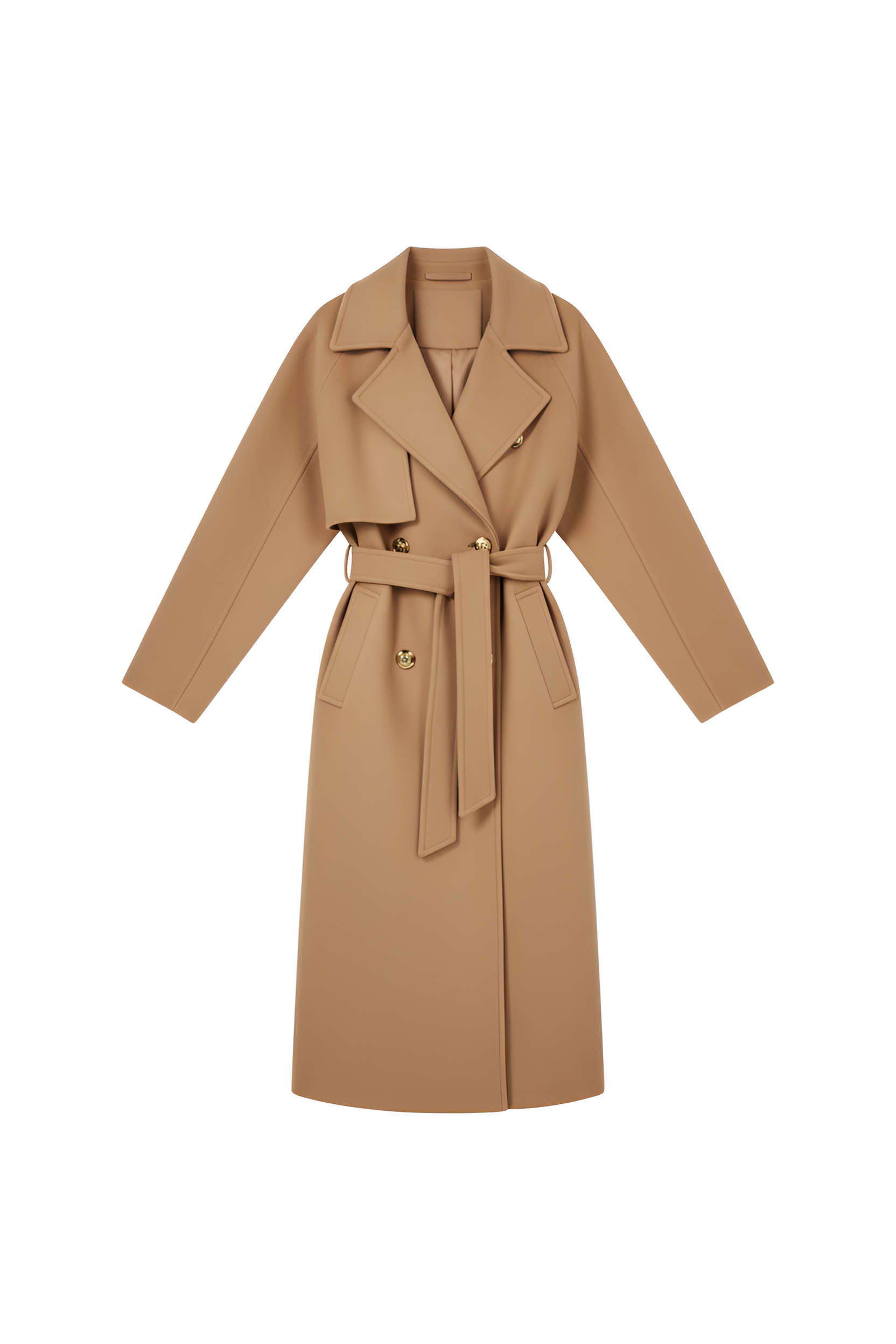 Khakhi Wrap Trench Coat
