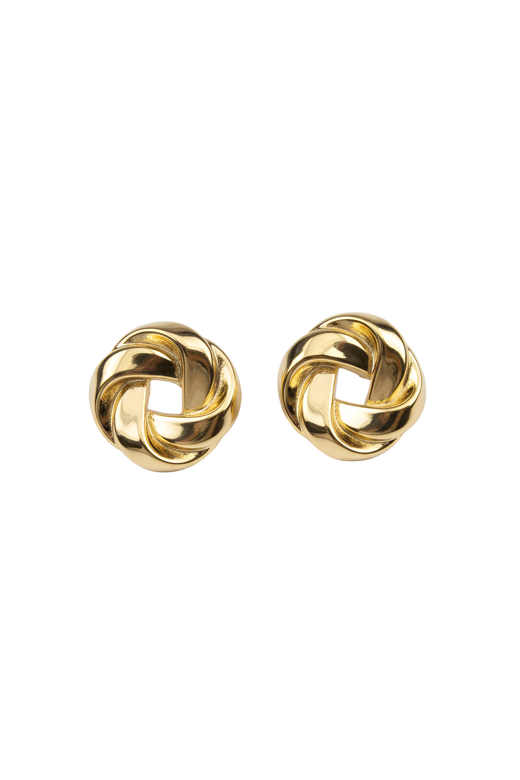 Twisted Gold Studs