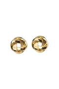 Twisted Gold Studs