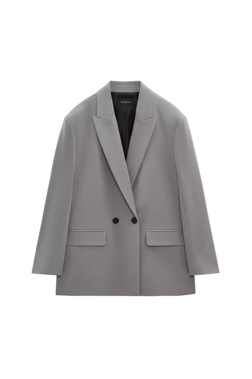 Flat Lay — Grey Blazer