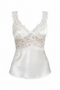 Silk Lace Trim Camisole