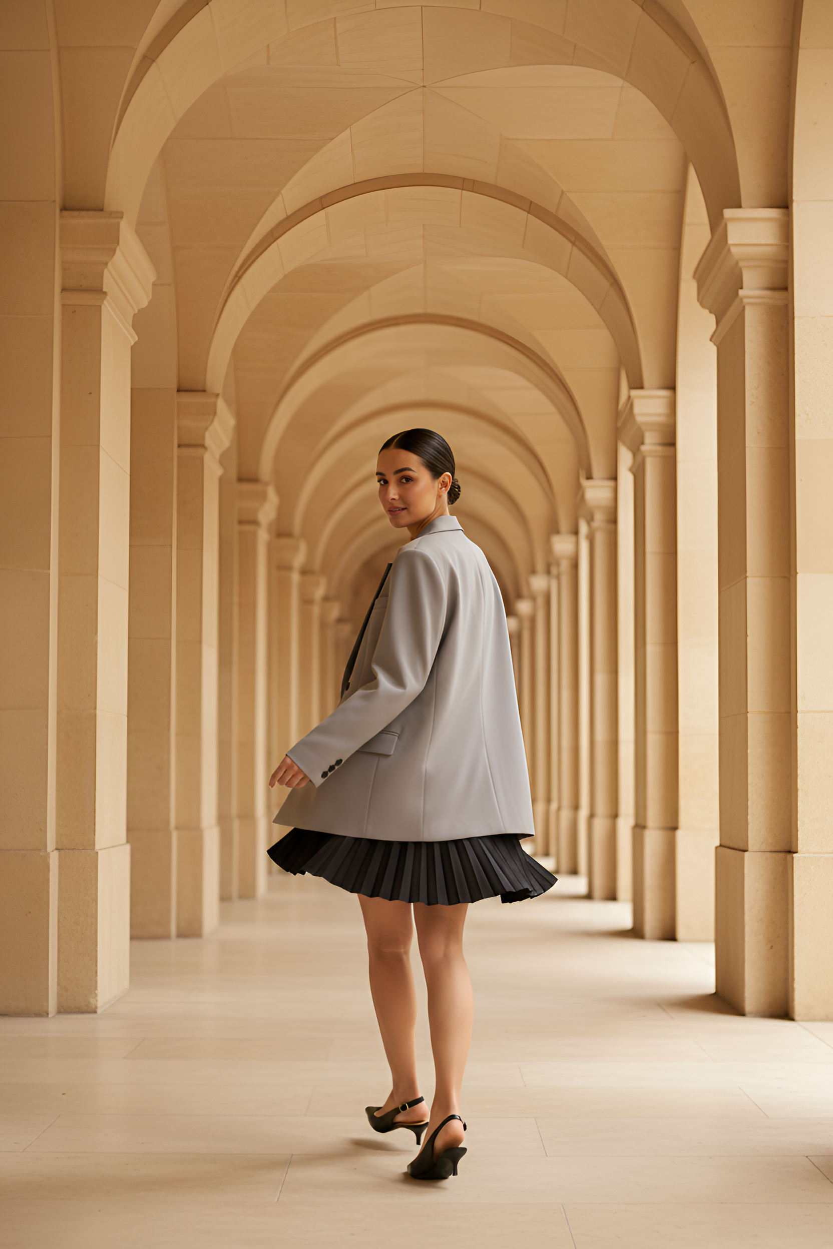 Casual Chic Double Breasted Blazer