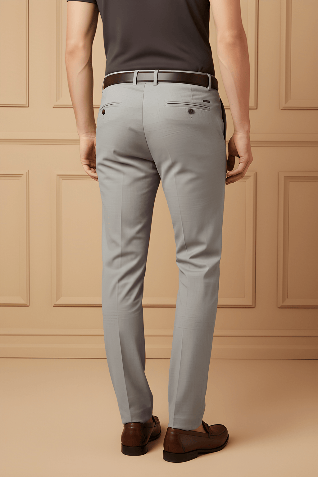 Grey Tailored Trousers