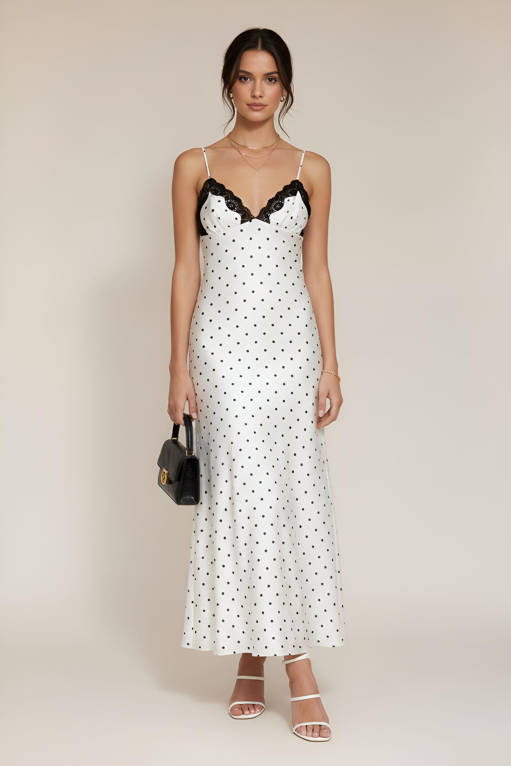 Polka Dot Slip Dress