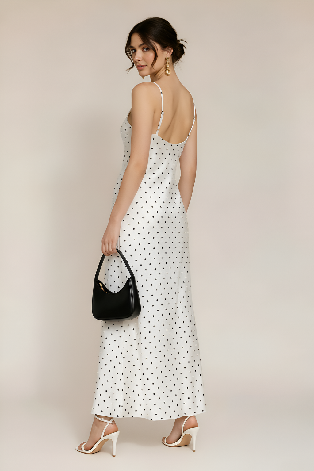 Polka Dot Slip Dress
