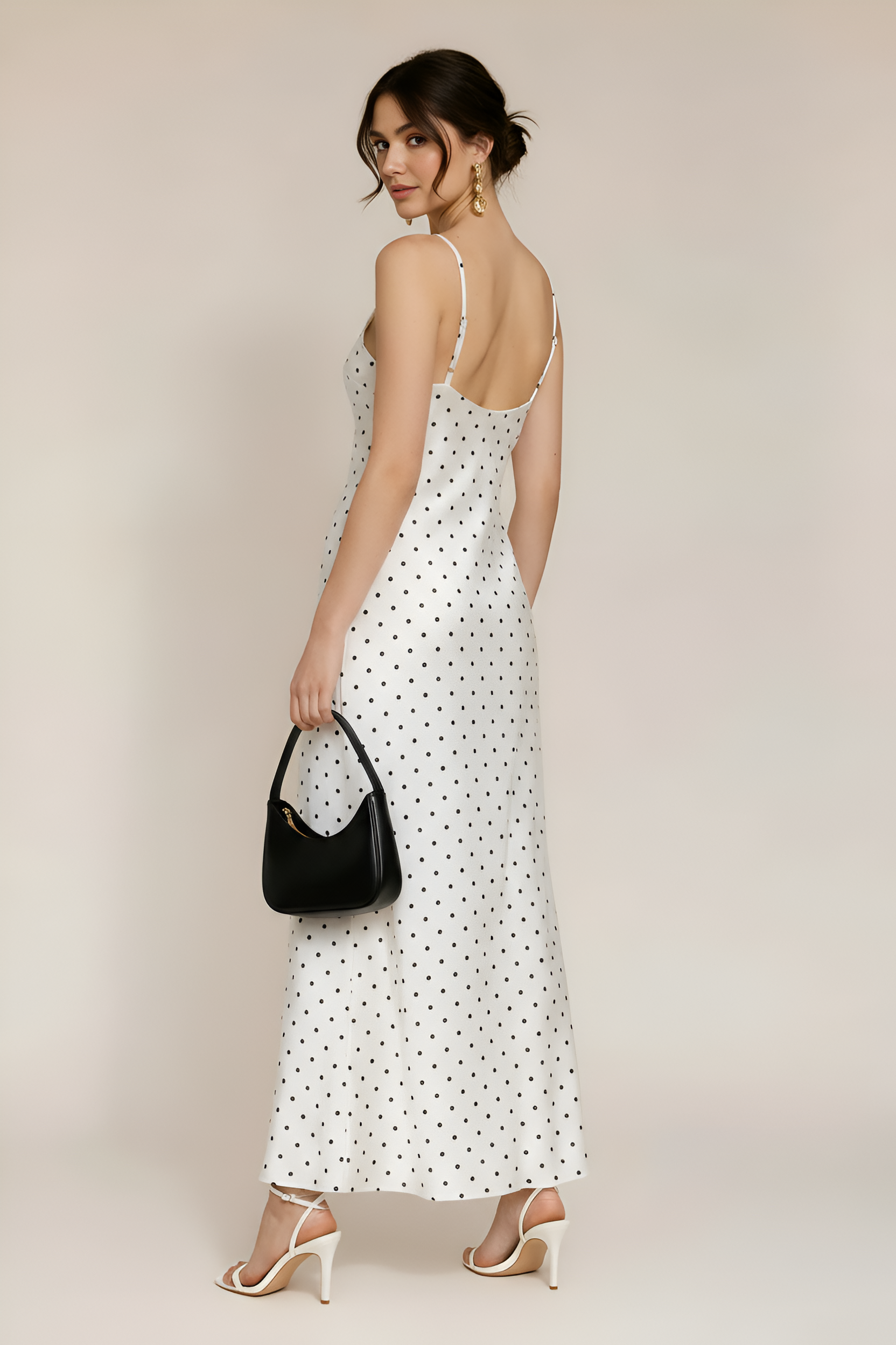 Polka Dot Slip Dress