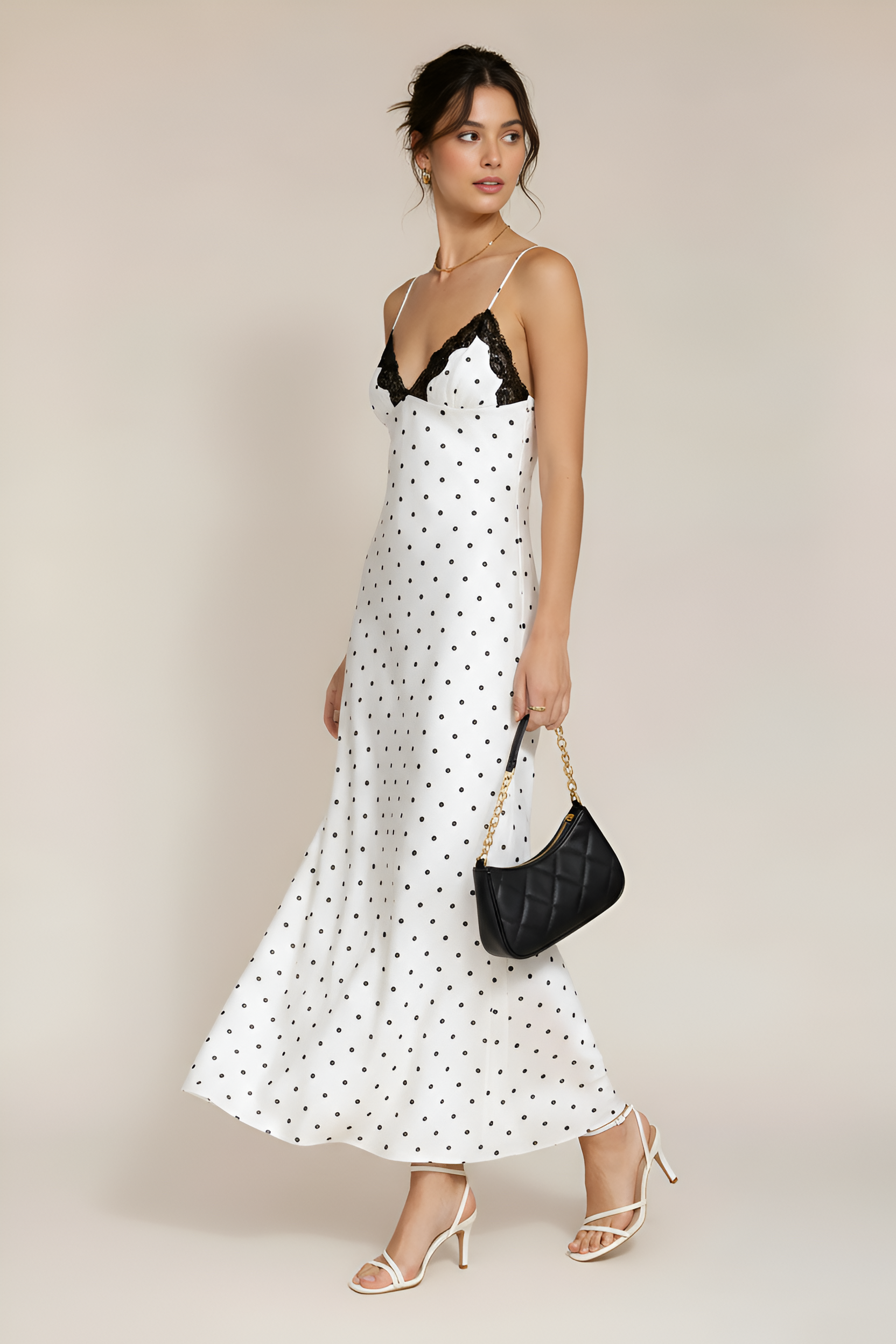 Polka Dot Slip Dress