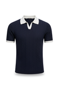 Riviera Contrast Knit Polo