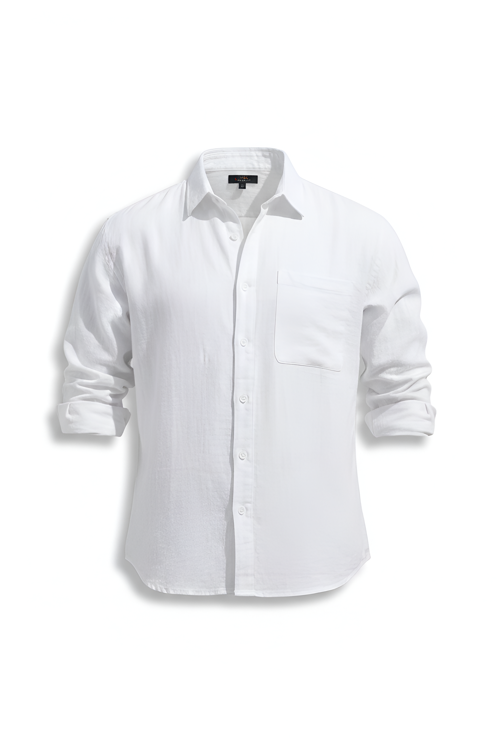 Oldmont Long‑Sleeve Linen Shirt
