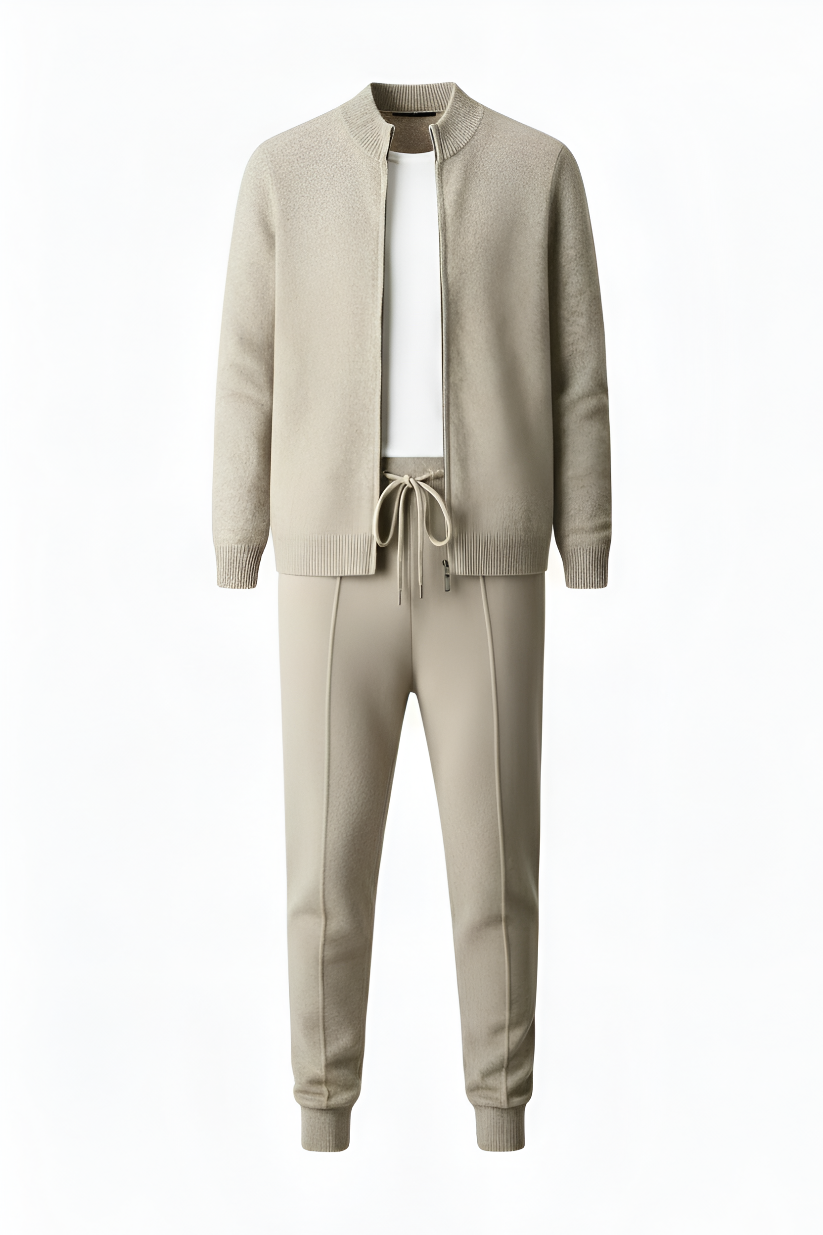 Savile Merino Zip‑Up Set