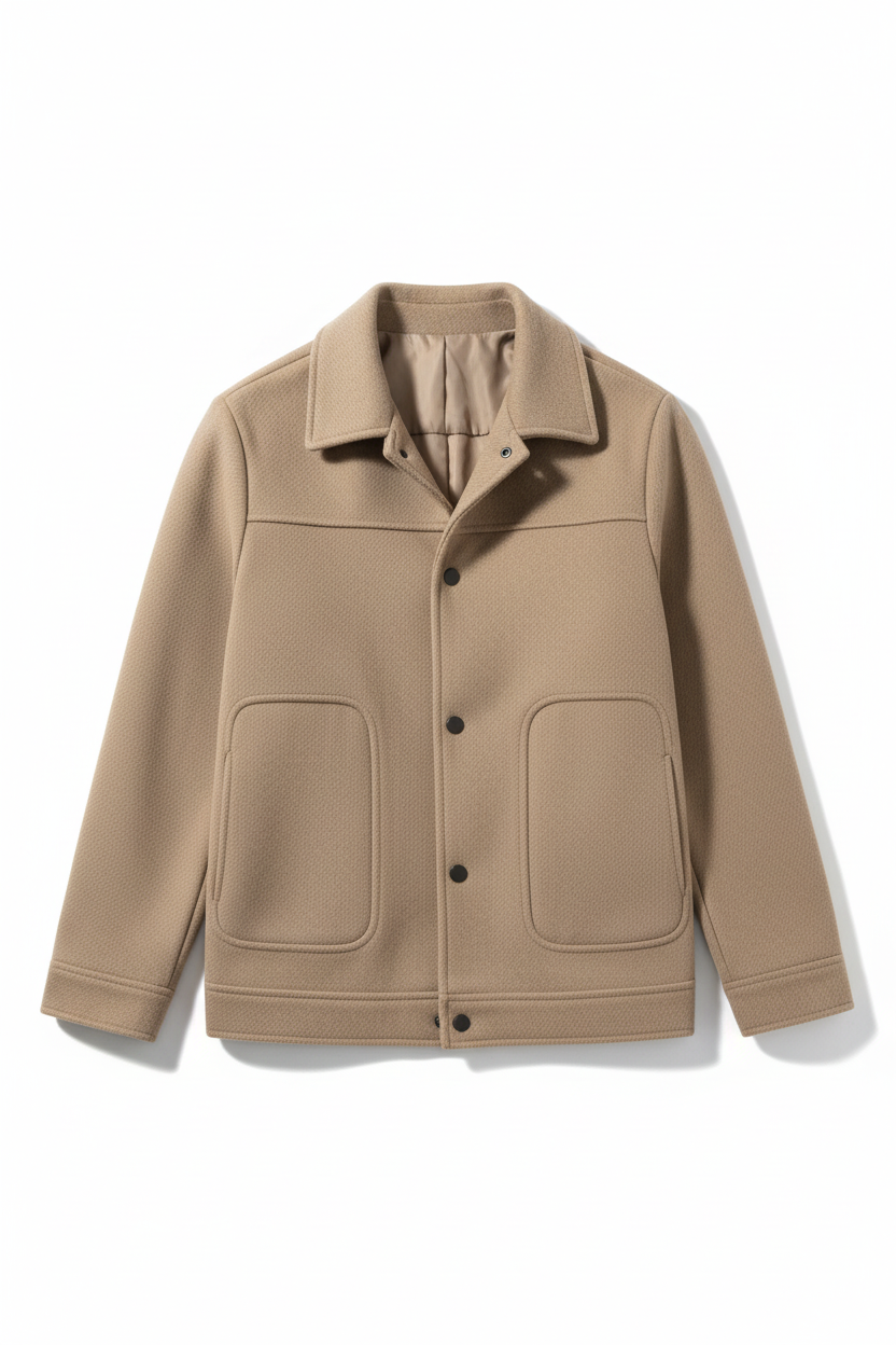 Oldmont Beige Wool Jacket