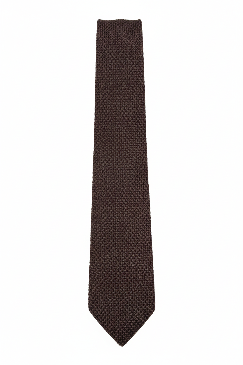 Oldmont Brown Knit Tie