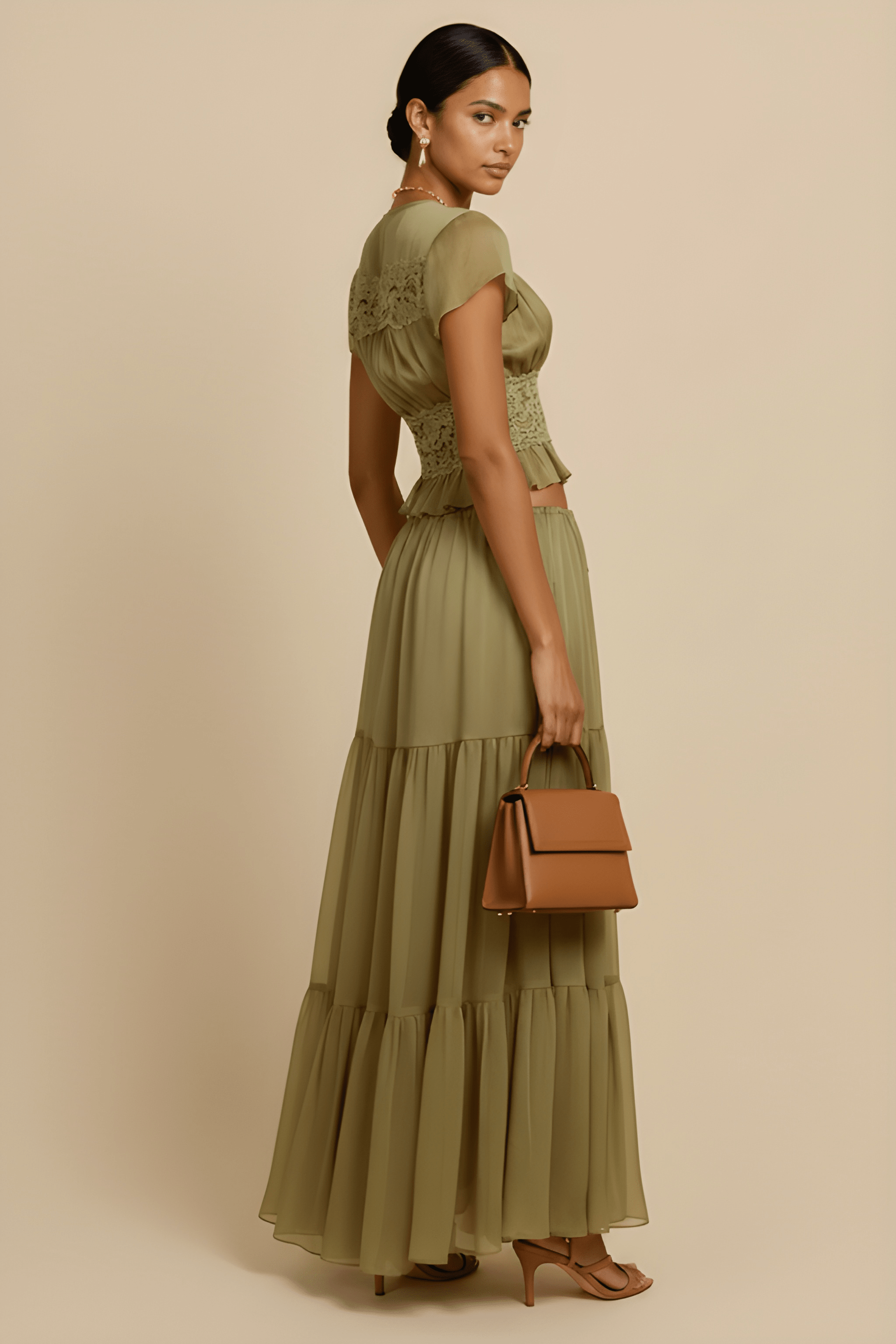 Soft‑Drape Lace Co‑Ord Set