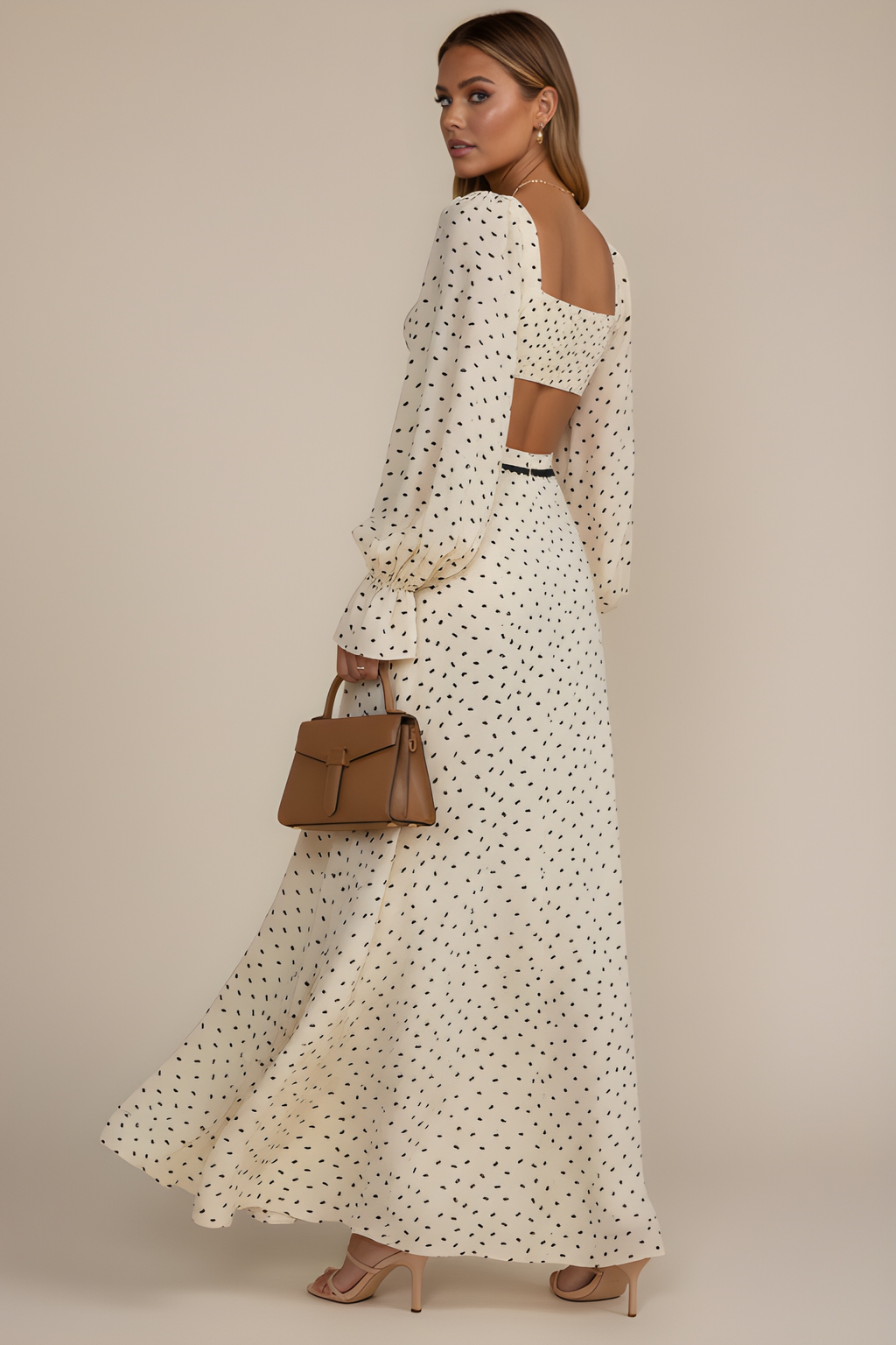 Vintage Dot Lace Ensemble