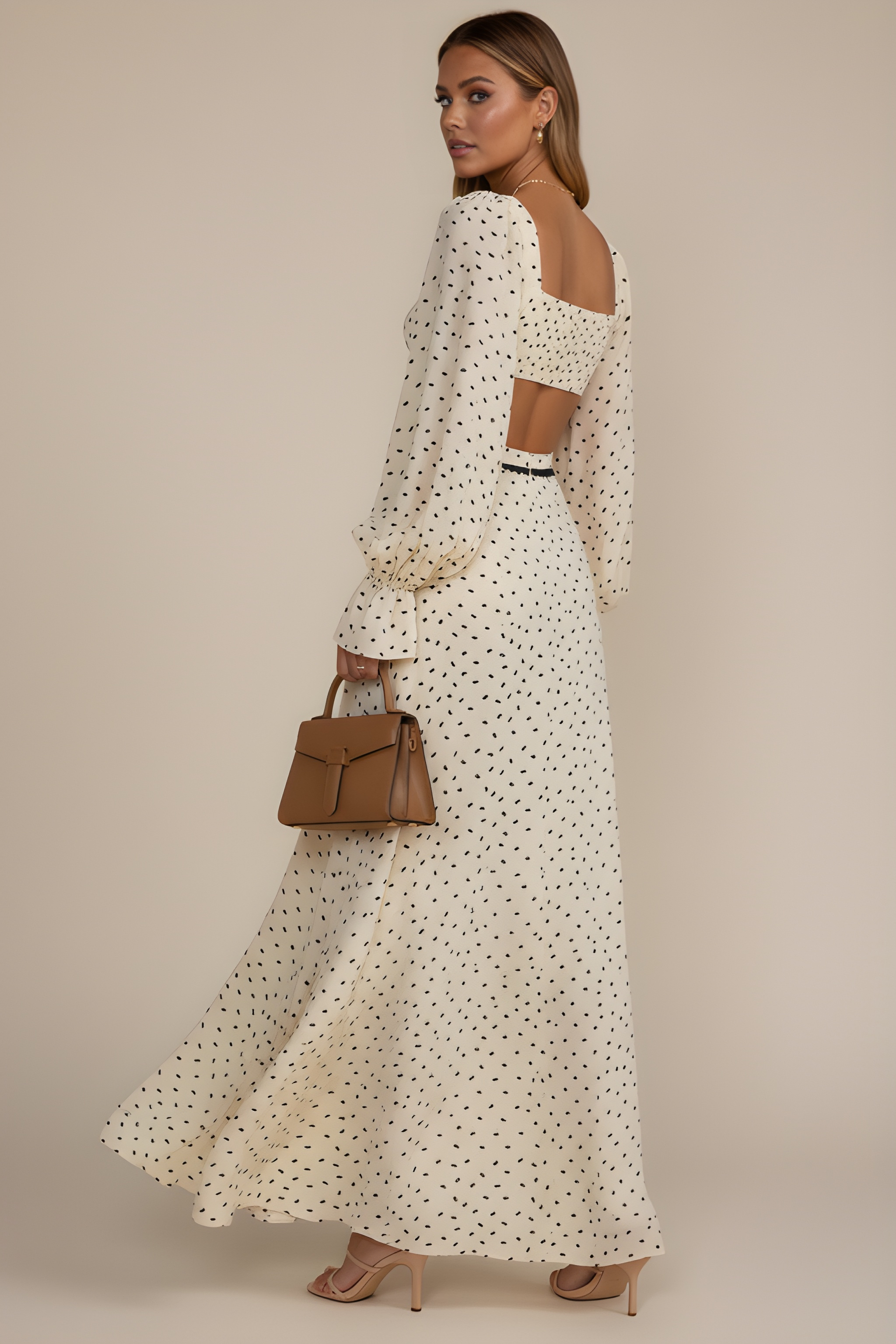 Vintage Dot Lace Ensemble