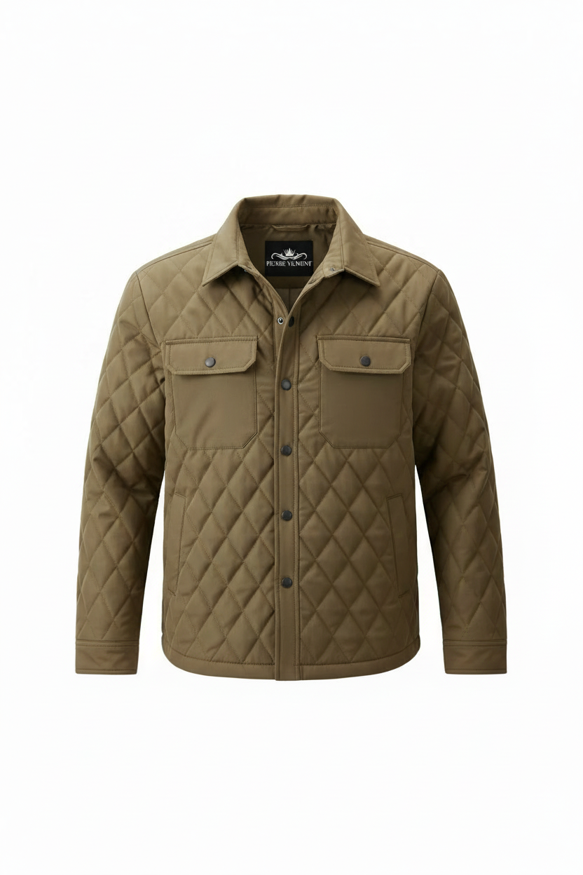 Savile Stone Quilted Jacket