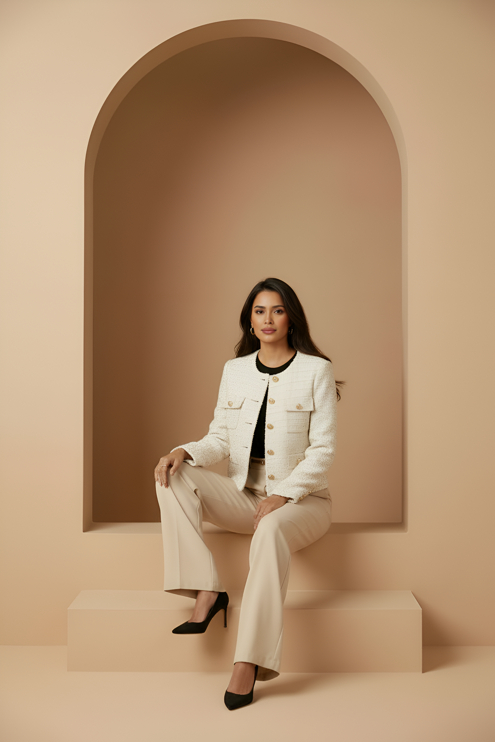 Structured Tweed Jacket