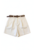 Pleated Tailored Shorts