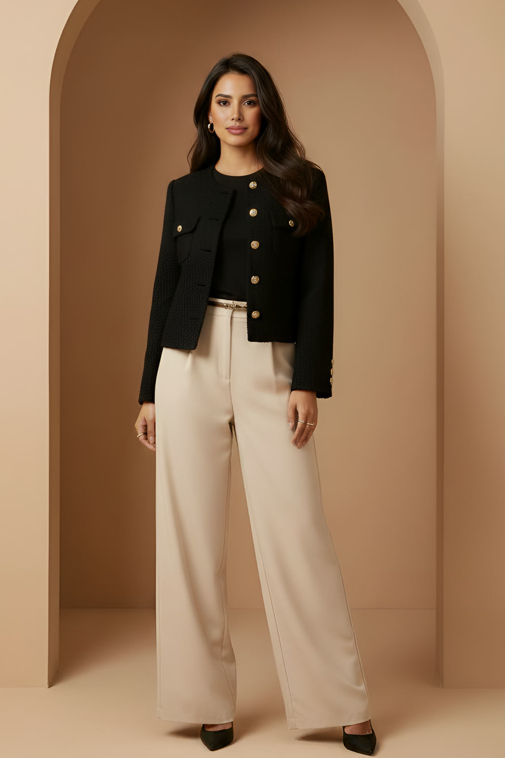 Structured Tweed Jacket