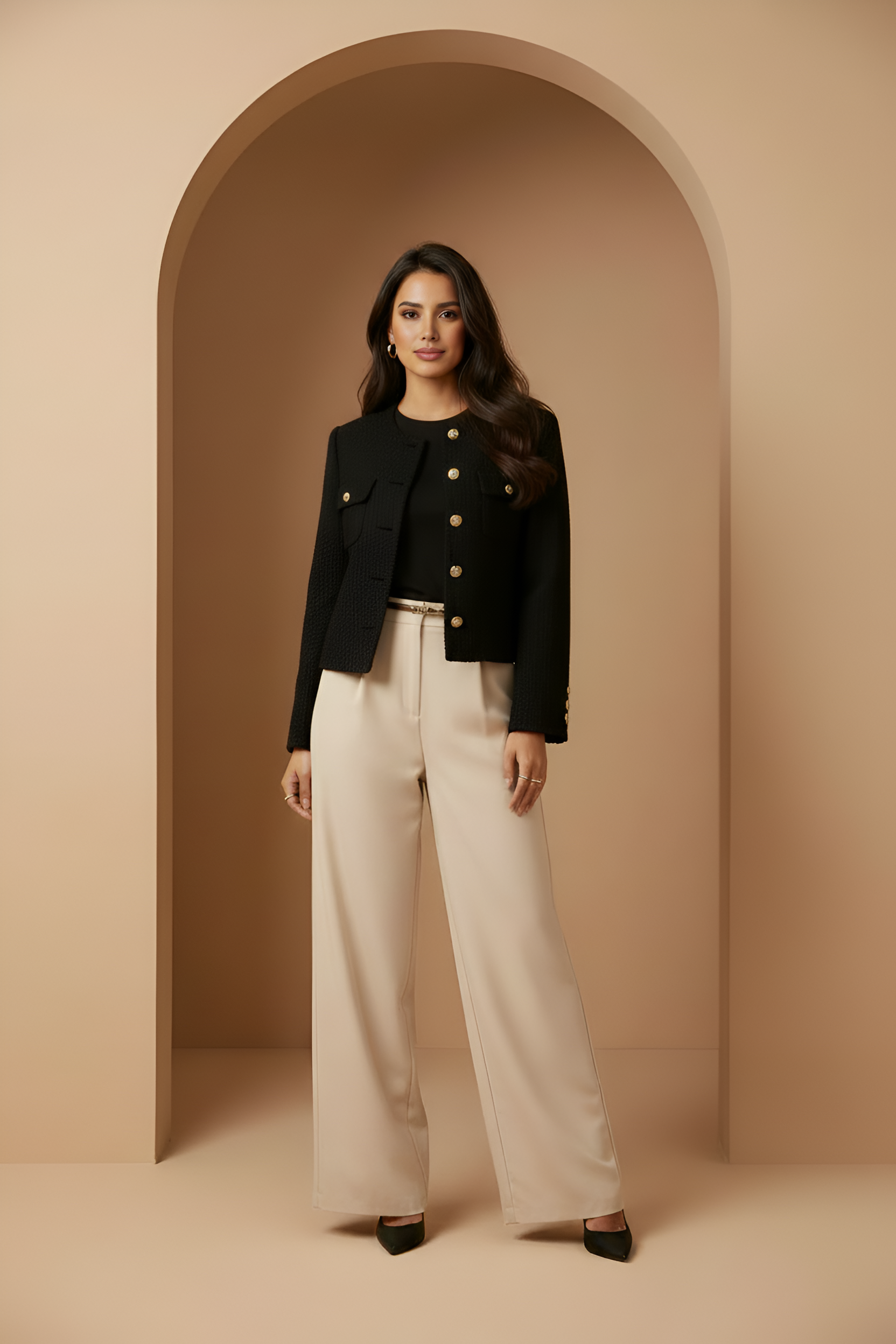 Structured Tweed Jacket