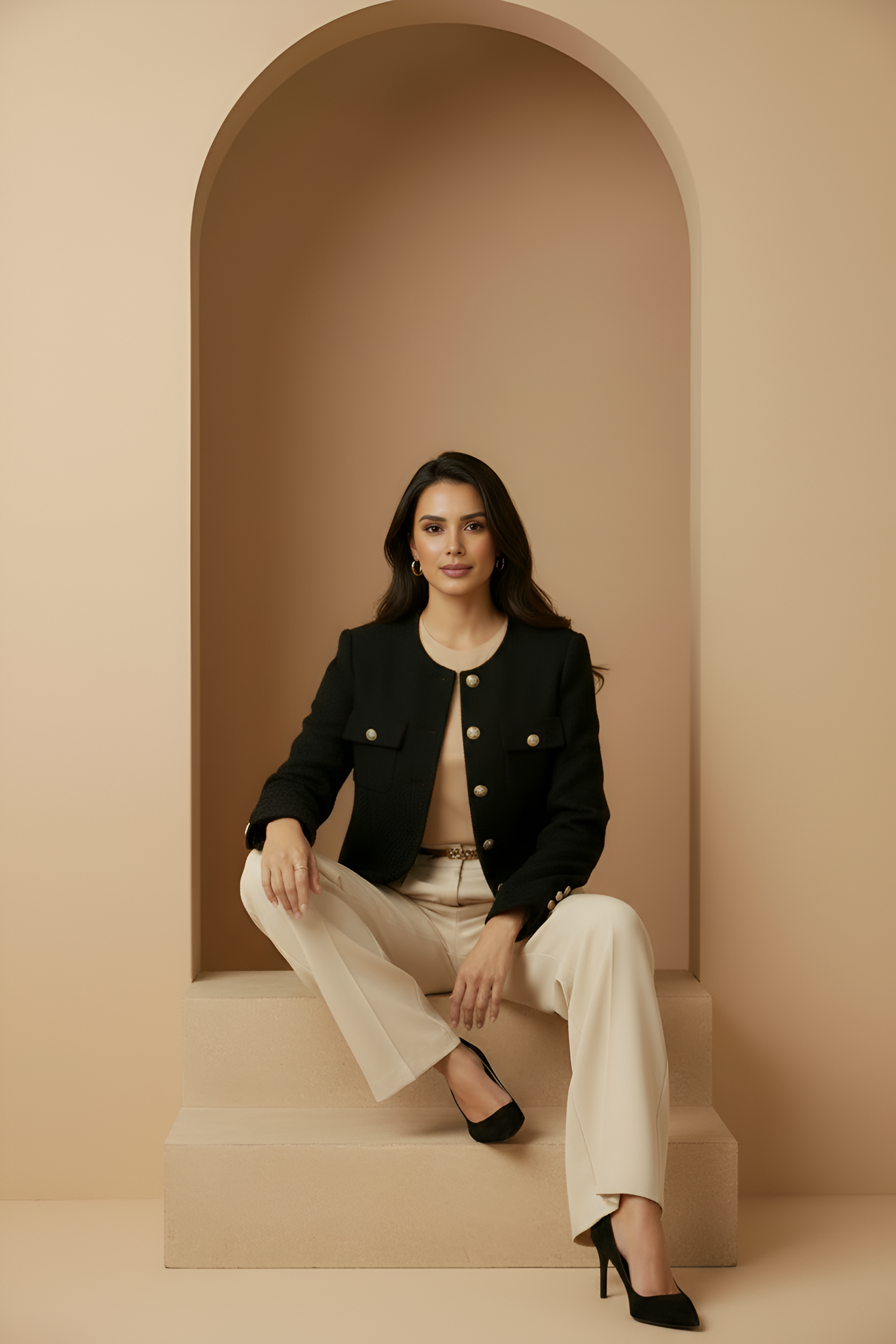 Structured Tweed Jacket