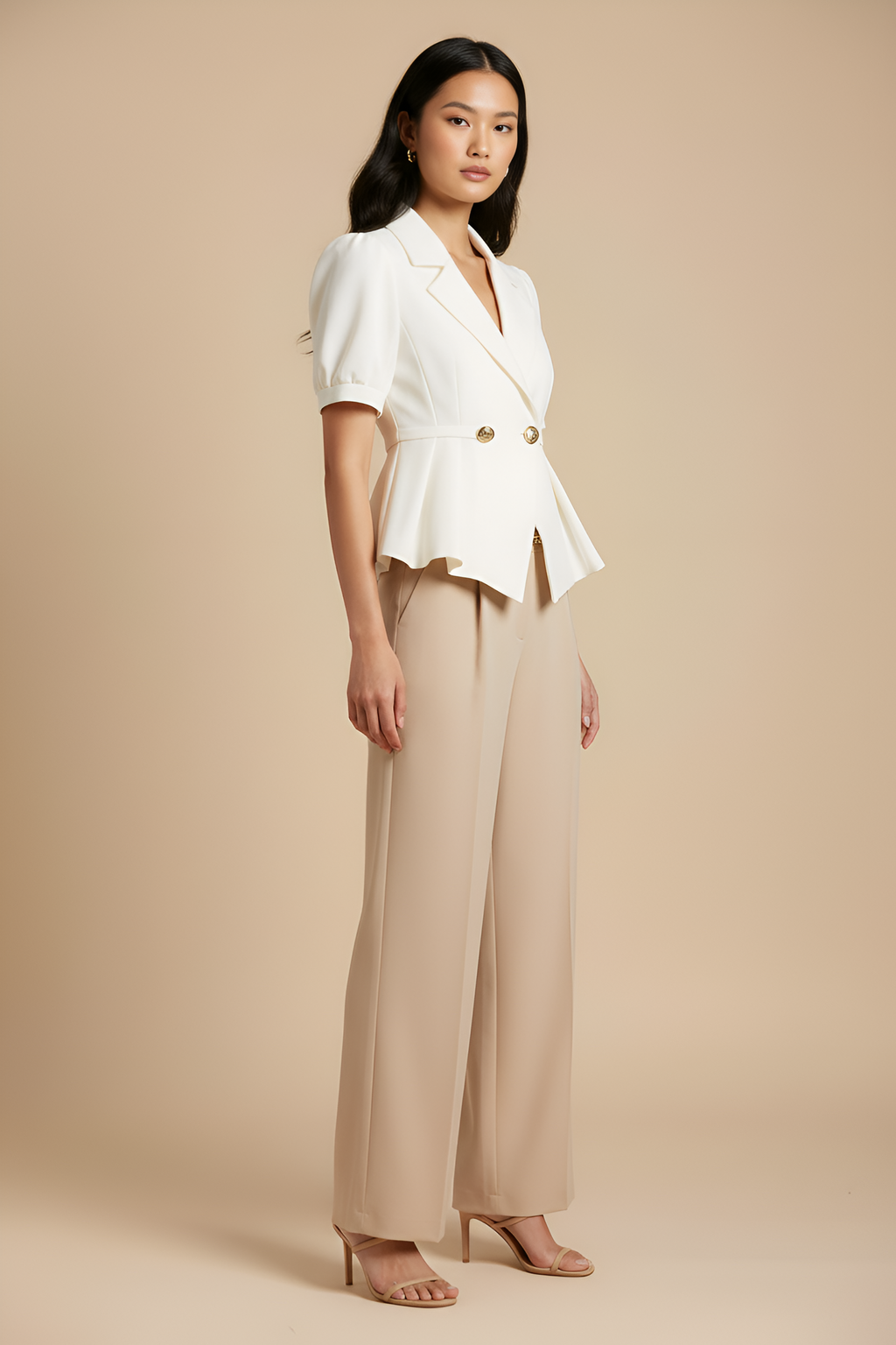 Tailored Peplum Blazer