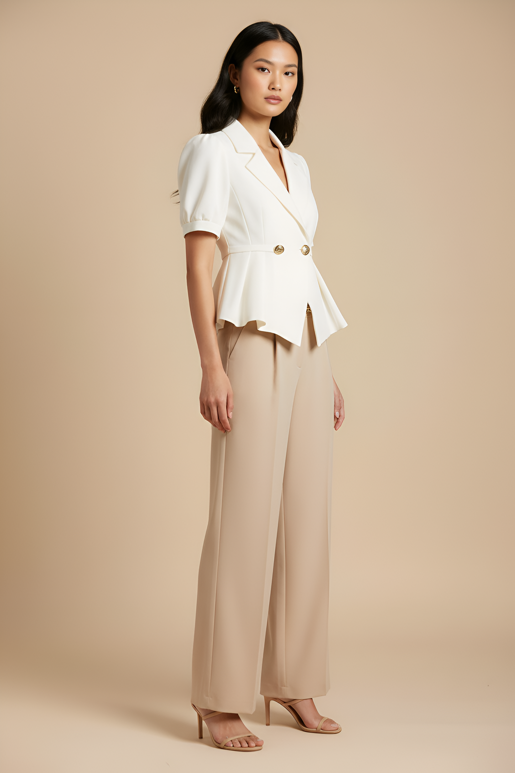 Tailored Peplum Blazer