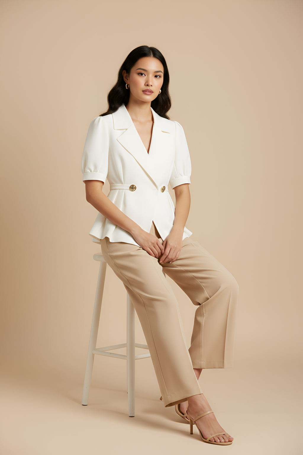 Tailored Peplum Blazer