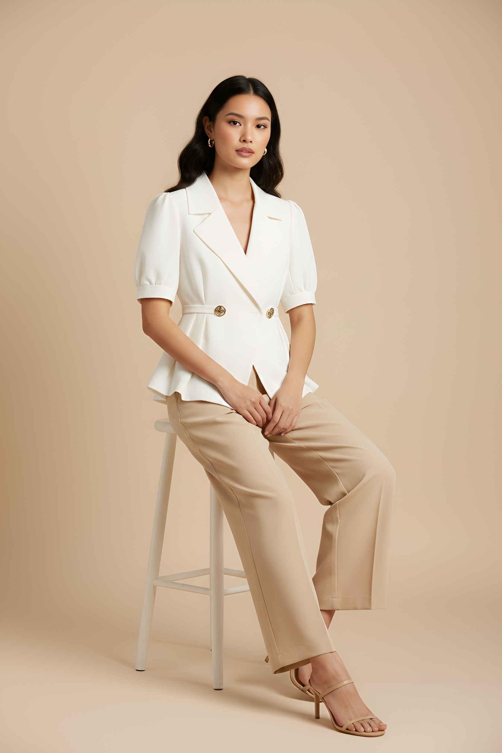 Tailored Peplum Blazer