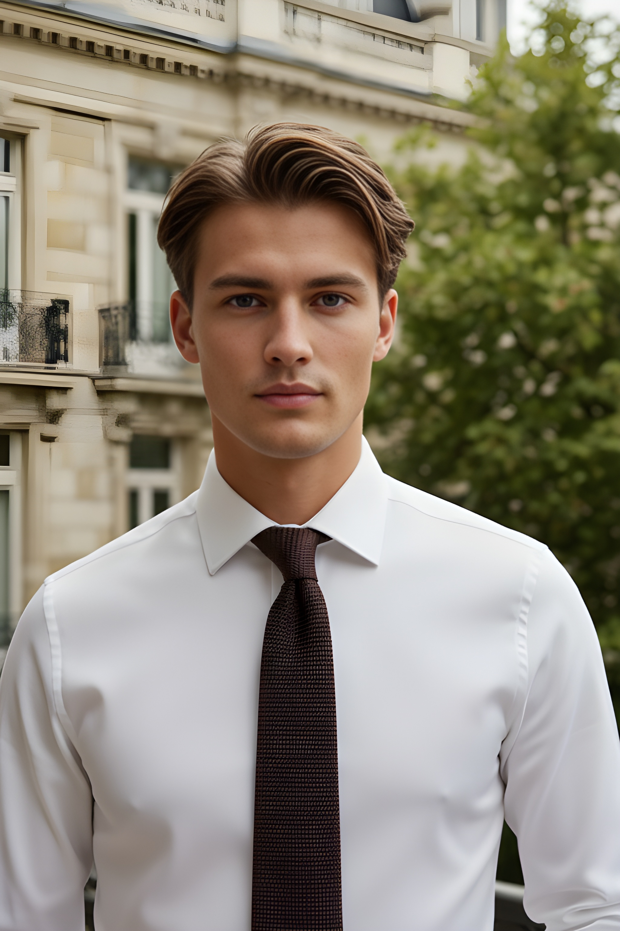 Oldmont Brown Knit Tie
