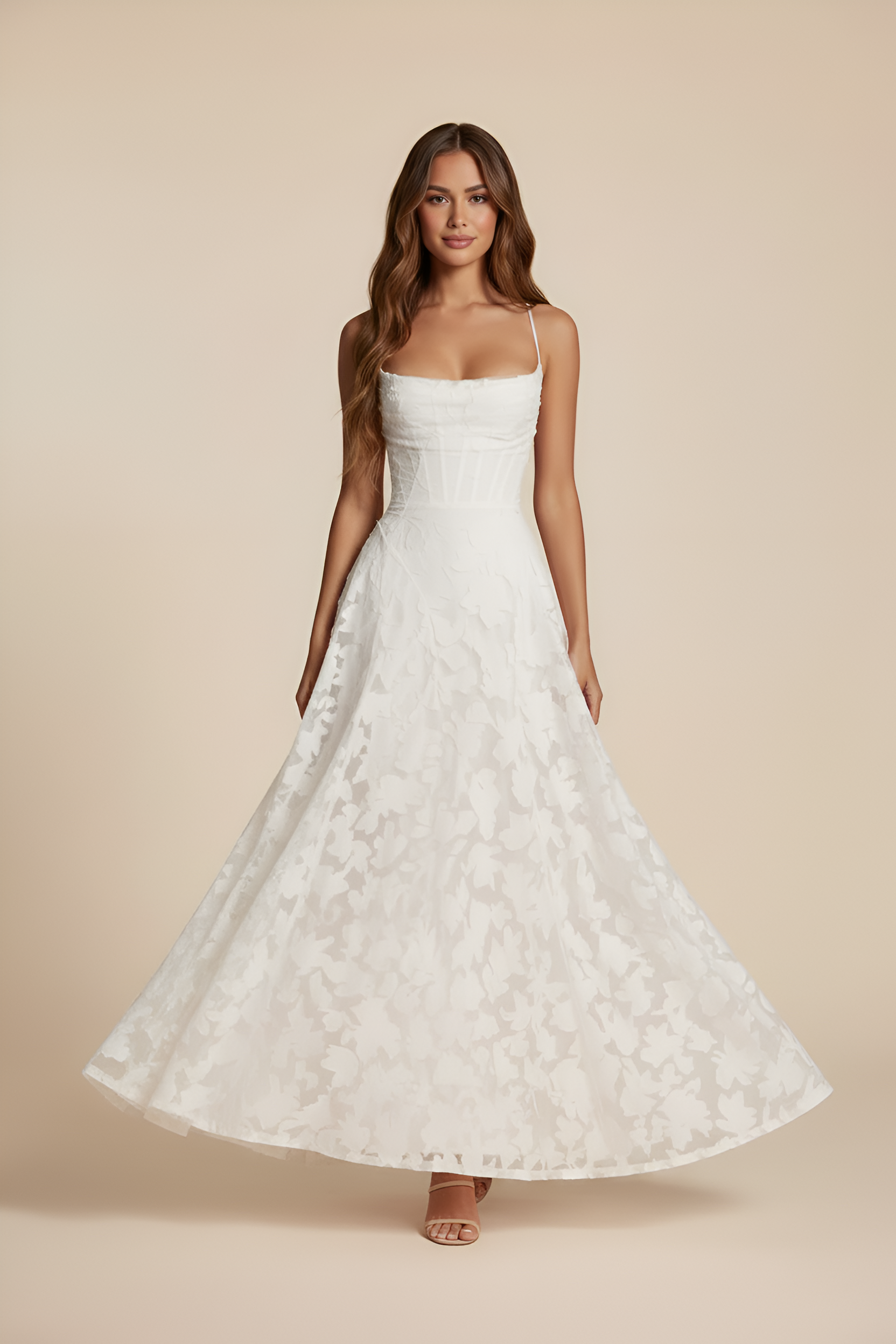 Eva Floral Midi Gown