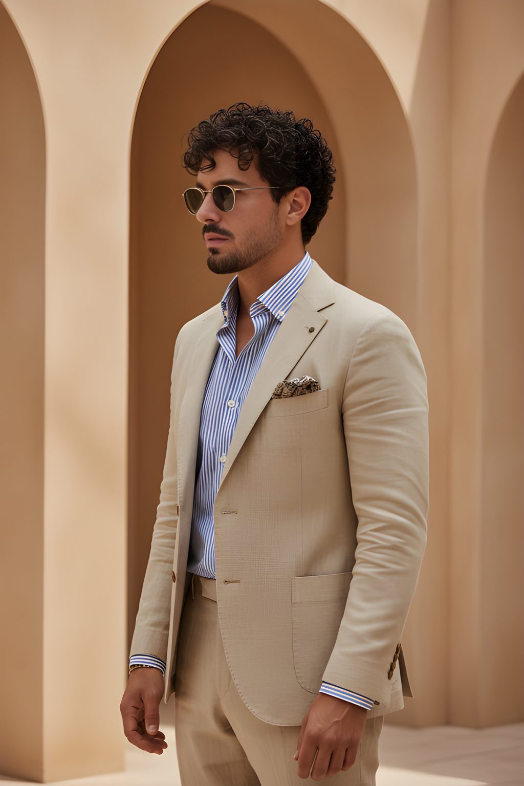 Savile Stone Two‑Piece Suit