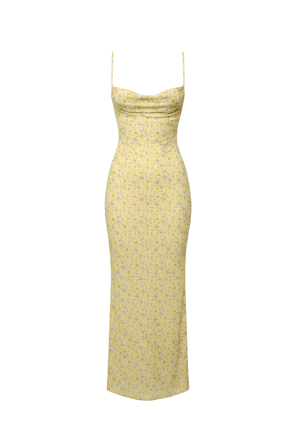 Floral Column Slip Dress