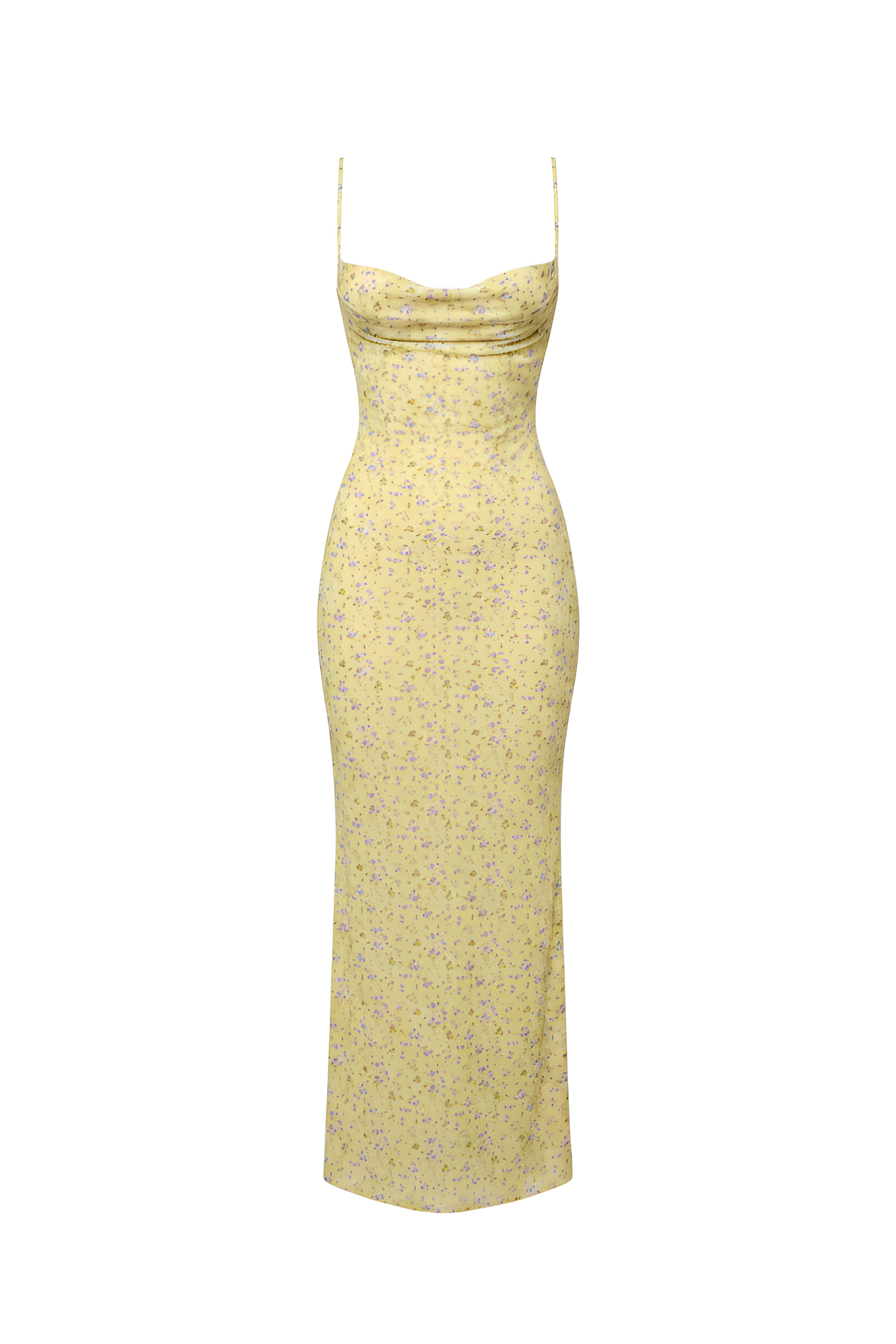 Floral Column Slip Dress