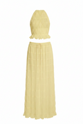 Soft‑Draped Halter Skirt Set